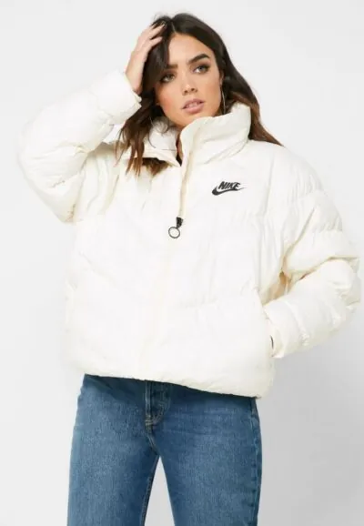 Nike Sportswear Synthetic Fill Jacket - Pale Ivory/ Black