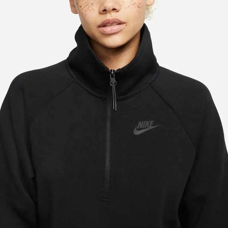 Nike Sportswear Tech Fleece 1/4 Zip Sweatshirt/Pulóver - Fekete - Image 2