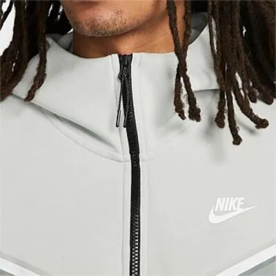 Nike Sportswear Tech Fleece Full-Zip Hoodie - Dusty Sage - Image 3