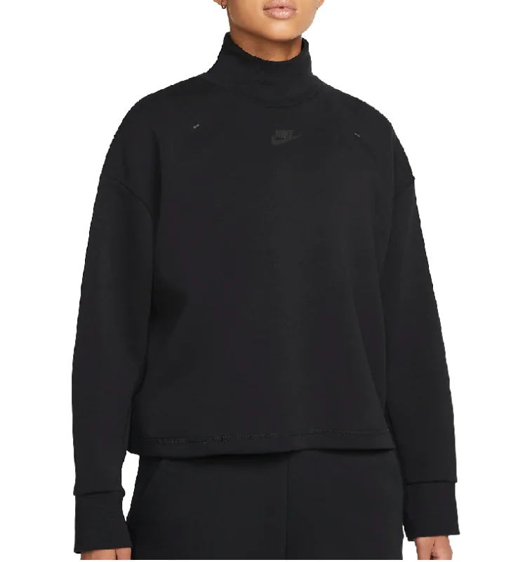 Nike Sportswear Tech Fleece Women's Turtleneck/Pulóver - Fekete