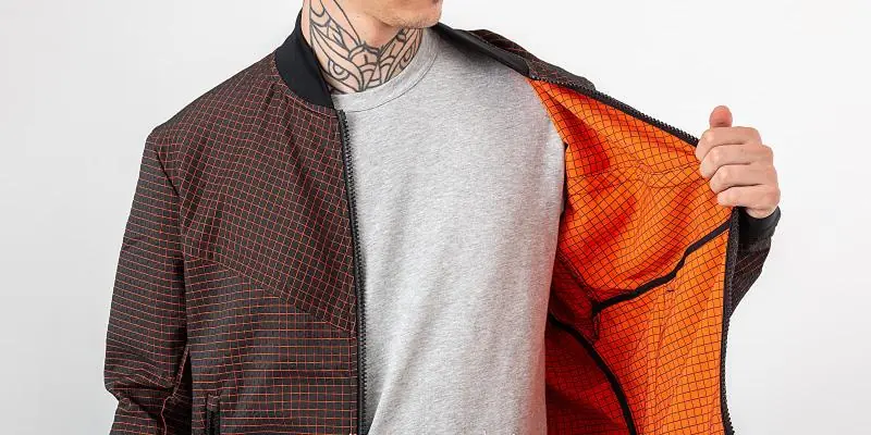 Nike Sportswear Tech Pack Jacket - Anthracite/ Team Orange/ Black - Image 2