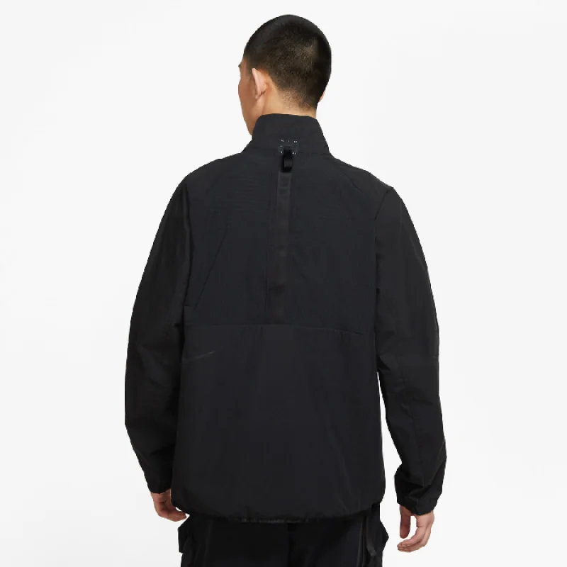 Nike Sportswear Tech Pack Woven 1/2-Zip Jacket Black/Black - Image 2