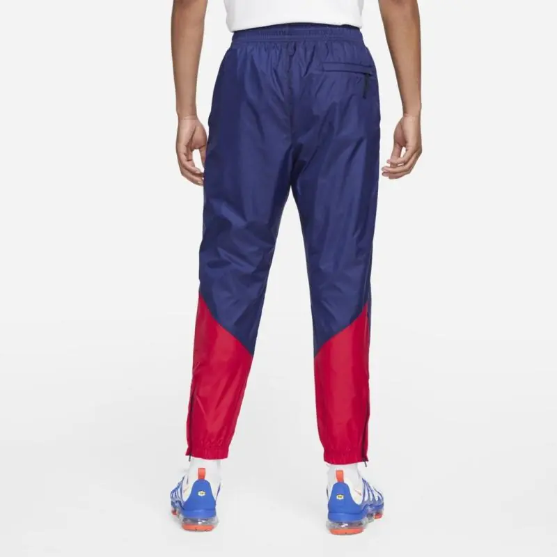 Nike Sportswear Windrunner Track Pants - Blue Void/ University Red/ Summit White - Image 5
