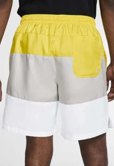 Nike Sportswear Woven City Edition Shorts - Opti Yellow/ Light Bone/ White/ Black - Image 4