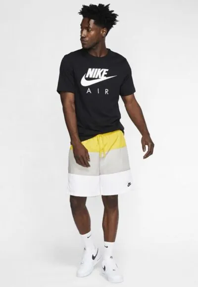 Nike Sportswear Woven City Edition Shorts - Opti Yellow/ Light Bone/ White/ Black