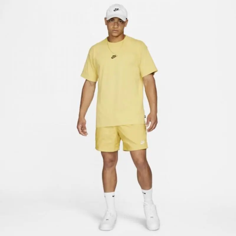 Nike Sportswear Woven Flow Shorts - Saturn Gold - Image 5