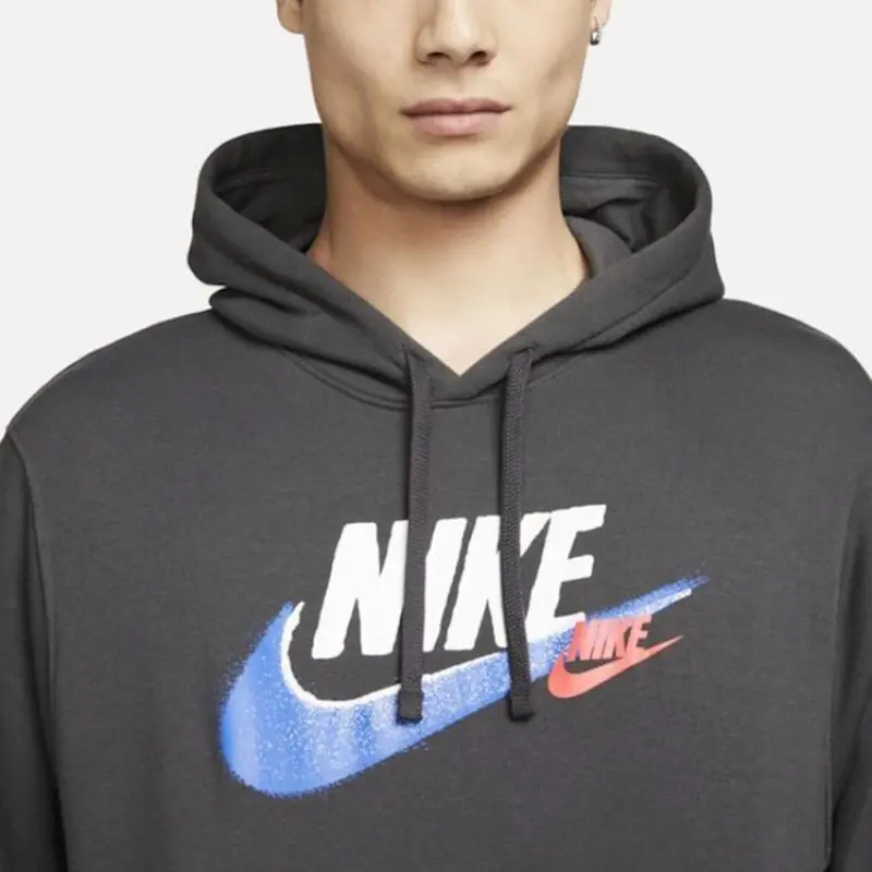 Nike Standard Issue Fleece Hoodie/Pulóver - Fekete - Image 2