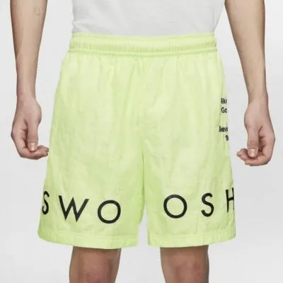 Nike Swoosh Standard Fit Knee Short - Volt - Image 2