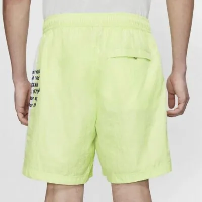 Nike Swoosh Standard Fit Knee Short - Volt - Image 3