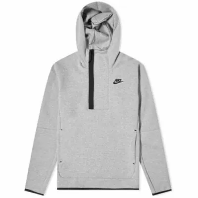 Nike Tech Fleece 1/2 Zip Hoodie Grey