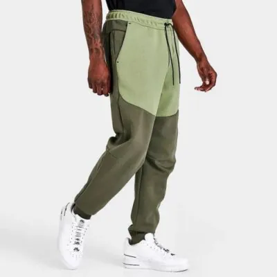 Nike Tech Fleece Joggers Olive - Image 3