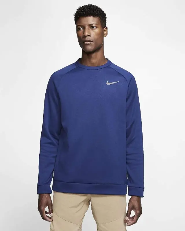 Nike Therma Crew/Pulóver - Sötét Kék