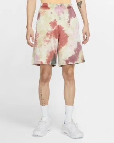 Nike Tie-Dye Shorts 'Dark Beetroot'