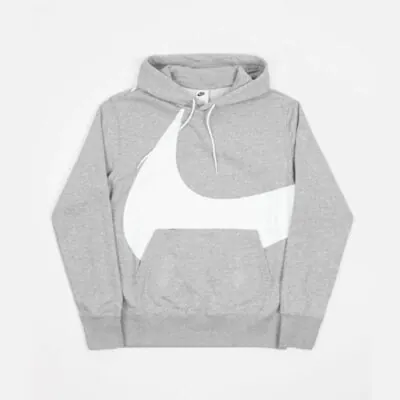 Nike TM Big Swoosh Hoodie - Grey