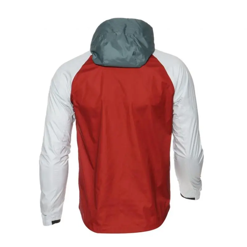 Nike Trail Windrunner Jacket - Grey / White / Burgundy - Image 2