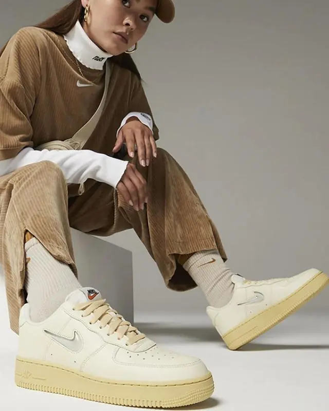 Nike W Air Force 1 '07 Lx 'Coconut Milk Lemon' - Image 4