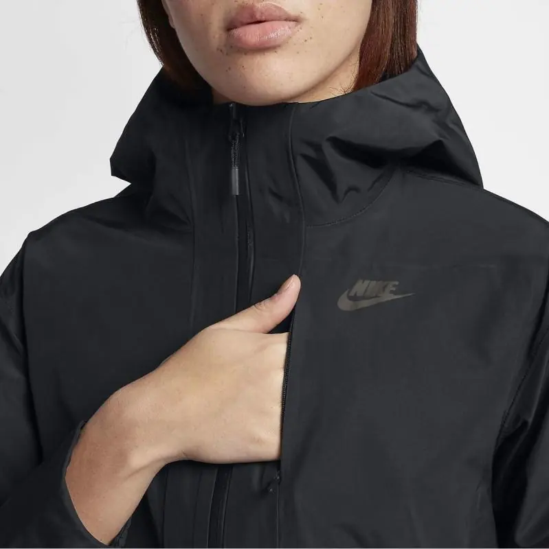 Nike W Sportswear Tech Pack Hooded Jacket - Black - Image 3