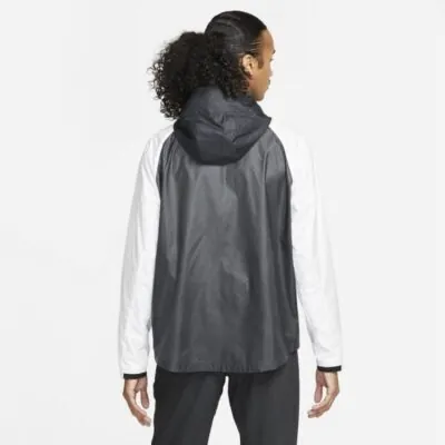 Nike Windrunner Mens Trail Running Jacket Black/White - Image 2