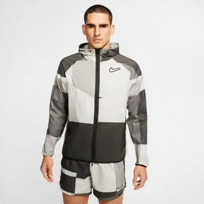 Nike Windrunner Wild Run Running Jacket - Dark Somke Grey/ Particle Grey