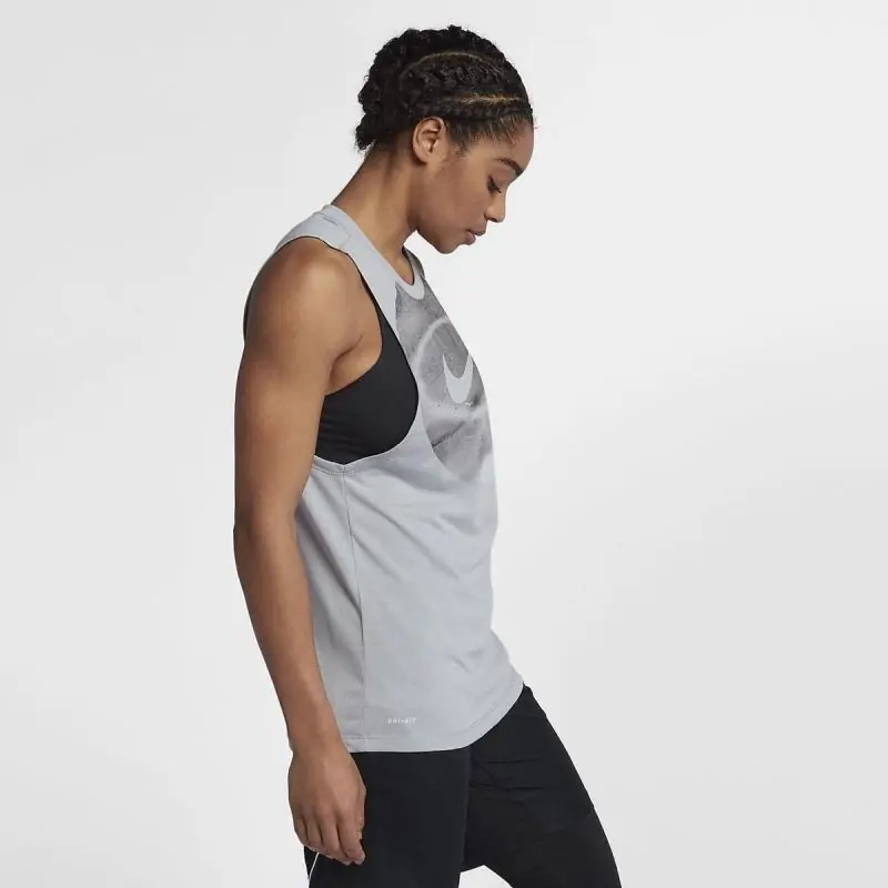 Nike W Dri-Fit Elite Basketball Tank Top/Kosaras Atléta - 'Wolf Grey/Szürke' - Image 3