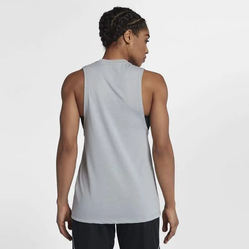 Nike W Dri-Fit Elite Basketball Tank Top/Kosaras Atléta - 'Wolf Grey/Szürke' - Image 5