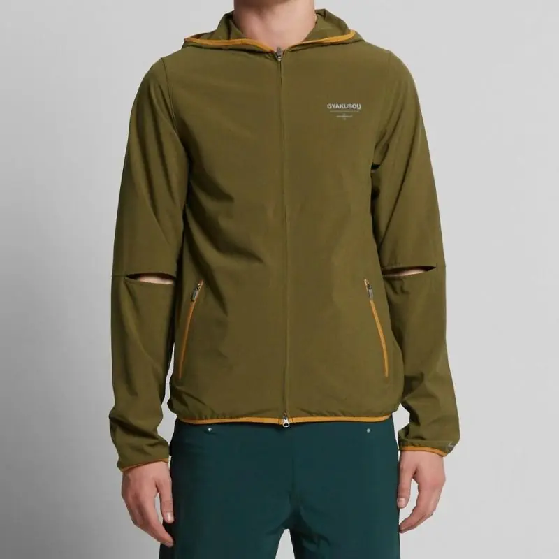 Nike x Undercover Gyakusou Unlined Stretch Jacket - Dark Moss Heather/ Bronze