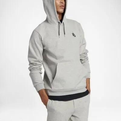 NikeLab Essentials Pullover Hoody - Grey Heather & Black