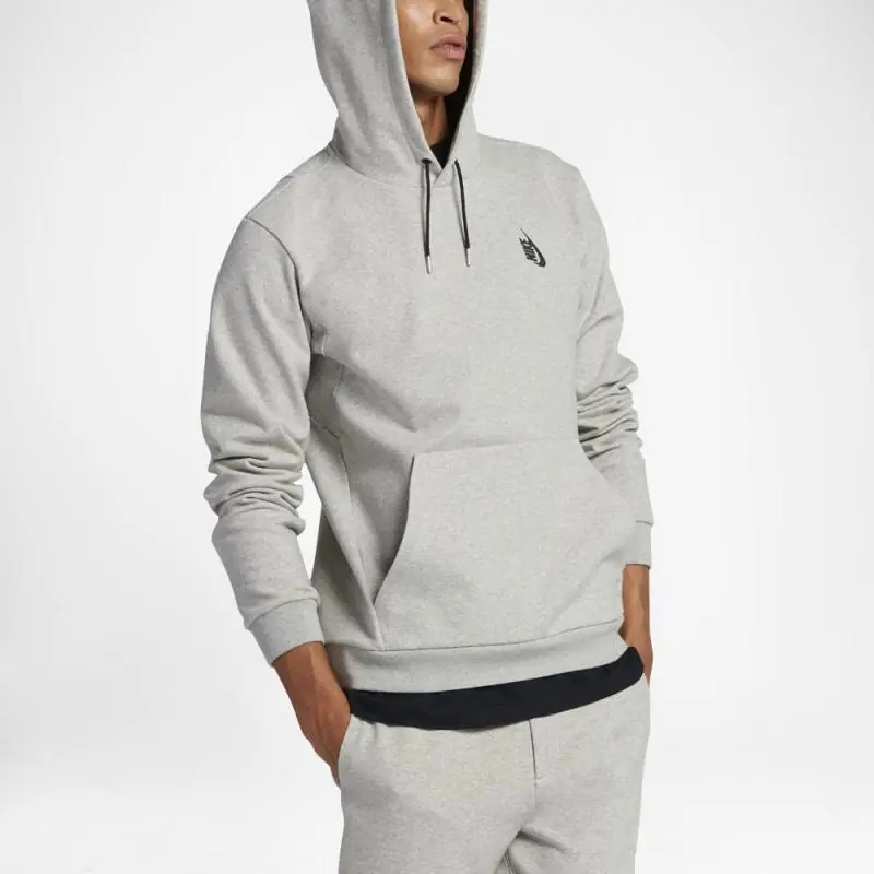 NikeLab Essentials Pullover Hoodie/Pulóver - Szürke/Fekete