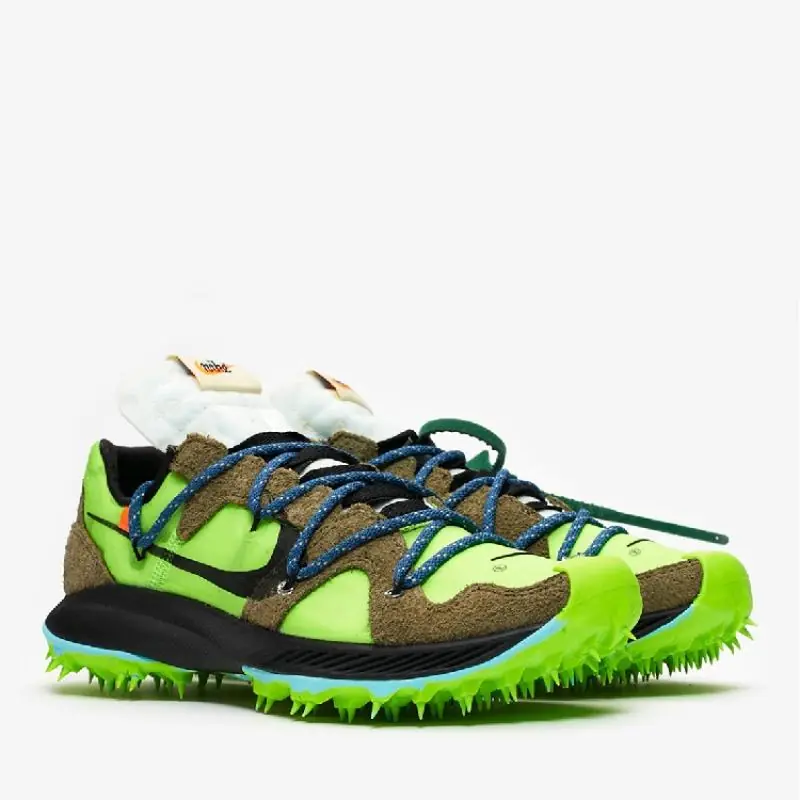 Off-White x Nike Air Zoom Terra Kiger 5 (W) 'Athlete in Progress - Electric Green' - Image 2