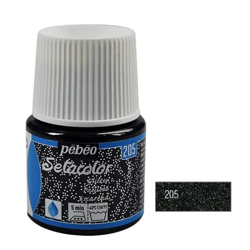 Pebeo Setacolor Glitter Bõr- és textilfesték - 45ml - Image 3