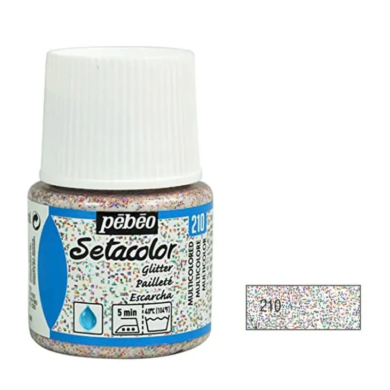 Pebeo Setacolor Glitter Bõr- és textilfesték - 45ml - Image 5