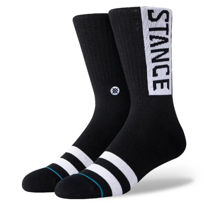 STANCE - OG Crew Zokni 'Black White'