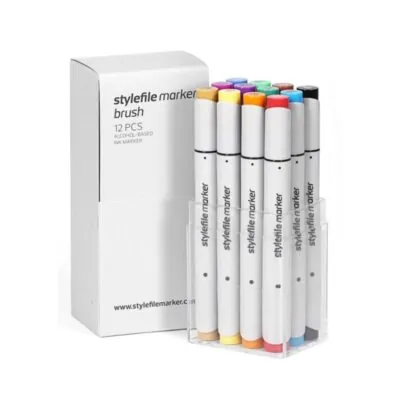 Stylefile Brush Marker Set (12 db)