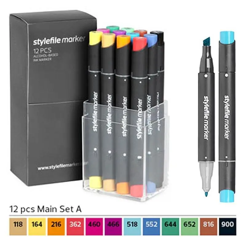 Stylefile "A" Filckészlet (12 db-os set)